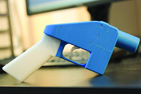 3D-printed gun