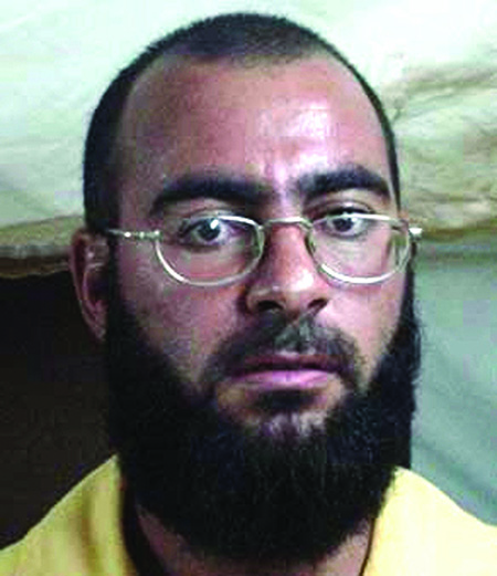 Abu Bakr al-Baghdadi declaring himself Caliph Ibrahim