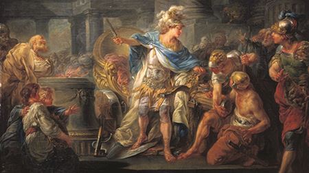 Alexander Cuts the Gordian Knot - Berthèlemy