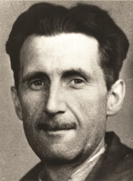 George Orwell 1943 press card portrait