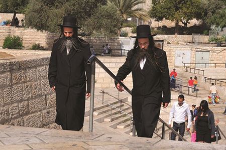 Hasidic Jews in Jerusalem