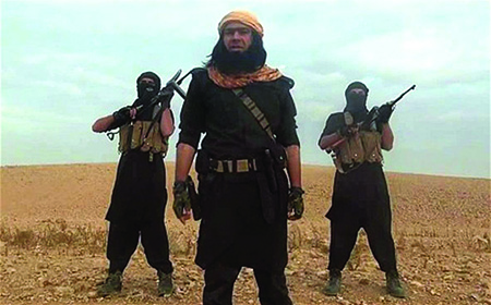 ISIS terrorists from a propaganda video