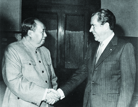 Mao Tse-tung meeting President Richard Nixon 1972