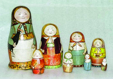 Matryoshka set, believed to be the first ever produced