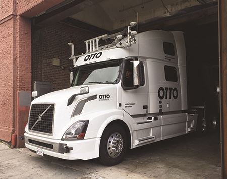 Otto self-driving truck