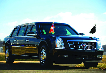 Presidential limousine - custom-built Cadillac