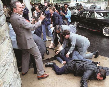 Assassination attempt on President Reagan