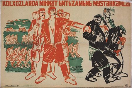 Soviet propaganda posters warning people