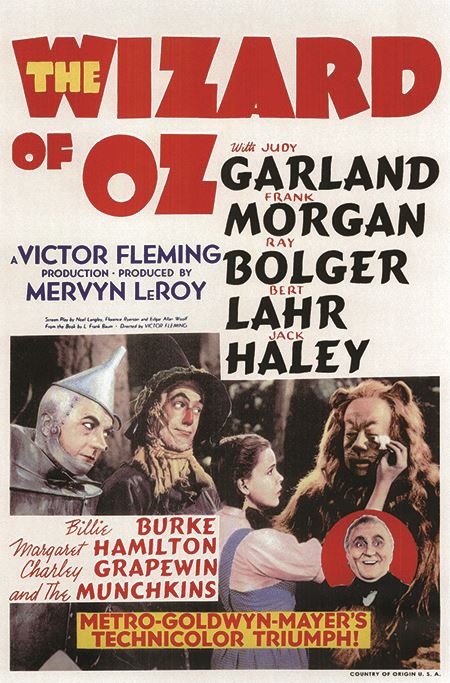 Wizard of Oz Poster 1939